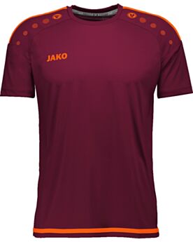 Weinrot/Neonorange - Front