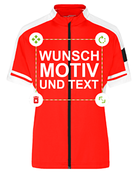 Fahrradtrikot mit Reissverschluss Damen