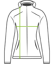 Cowl Neck Top mit Kapuze Damen