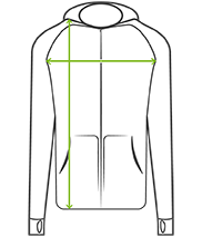 Moderner Kontrast Zip-Hoodie Herren
