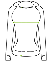 Moderner Kontrast Zip-Hoodie Damen