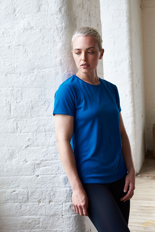 Basic Laufshirt Damen aus 100% recyceltem Polyester